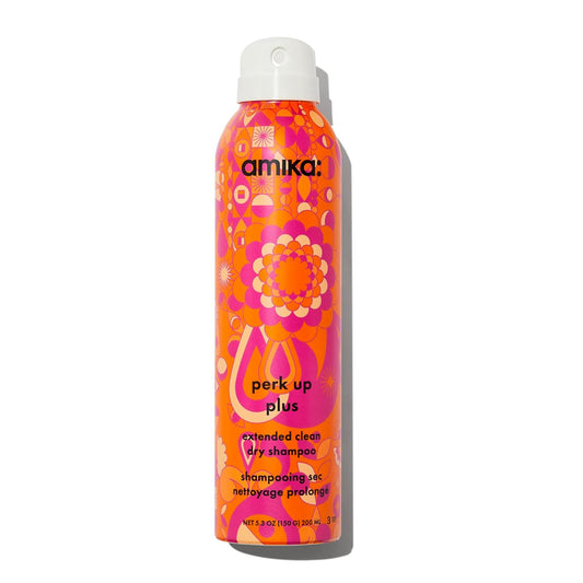 Amika Perk Up Plus Extended Clean Dry Shampoo - Oil Absorbing, Refreshes Hair, Long-Lasting Clean Feel, No White Residue, For All Hair Types, 5.3 fl oz