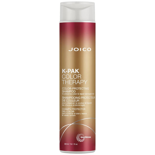 Joico K-PAK Color Therapy Color Protecting Shampoo For Color Treated Hair Boosts Shine Improves Elasticity Repairs Breakage Rebuilds Damaged Hair With Keratin and Argan Oil 10.1 fl oz