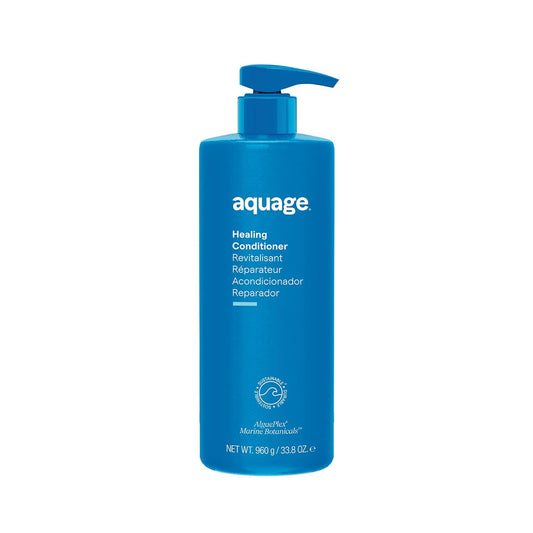 AQUAGE Healing Conditioner, Deeply Moisturizes & Repairs Damaged Hair, Sulfate & Paraben-Free, 33.8 fl oz