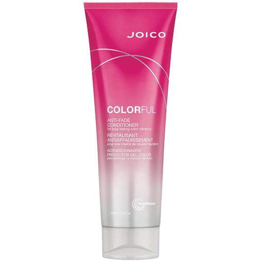 Joico Colorful Anti-Fade Conditioner - Sulfate-Free Conditioner for Color-Treated Hair, Preserves Color & Vibrancy, Boosts Shine & Reduces Breakage with Camellia Oil & Pomegranate Extract, 8.5 fl oz