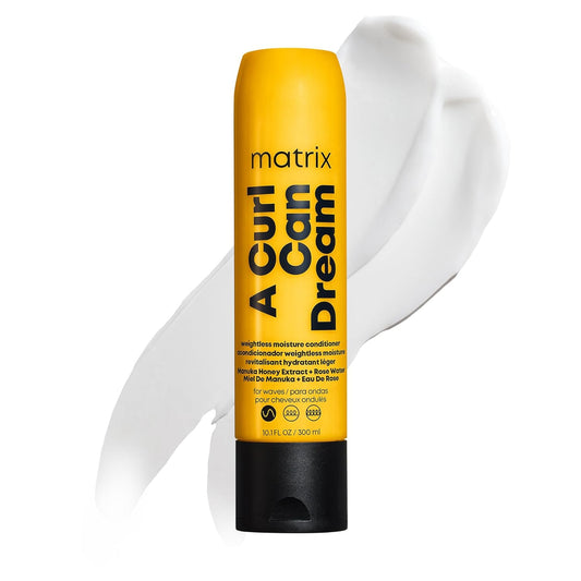 MATRIX A Curl Can Dream Weightless Moisture Conditioner – For Wavy Hair, All Day Frizz Control, With Manuka Honey Extract, Silicone-Free, 10.1 fl oz