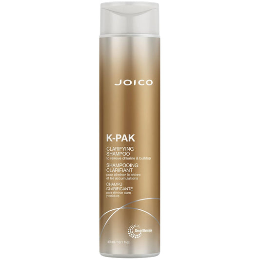 Joico K-PAK Daily Clarifying Shampoo to Remove Chlorine & Buildup For Damaged Hair Repair & Prevent Breakage Boosts Shine With Keratin & Guajava Fruit Extract 10.1 fl oz