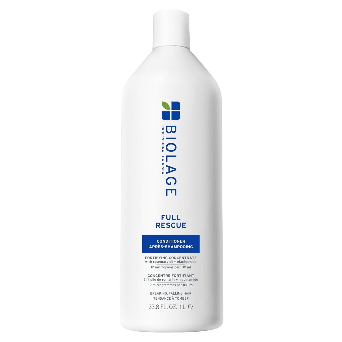 Biolage Full Rescue Conditioner – Fortifies & Densifies Thin Hair with Rosemary Oil & Niacinamide, Vegan & Cruelty-Free 33.8 fl oz