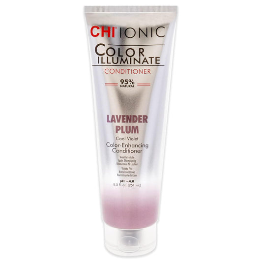 CHI カラーイルミネート コンディショナー、ナチュラルヘアとカラーリングヘアのフレッシュな色をキープ、ラベンダープラム、硫酸塩、パラベン、動物実験なし、8.5 fl oz