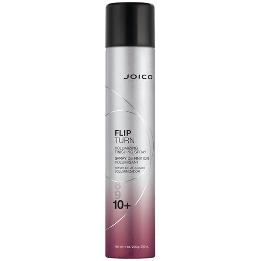 Joico Flip Turn Volumizing Finishing Spray For Most Hair Types Humidity Protection Hold Level 10+Protects Against Pollution & UV Paraben & Sulfate Free 72-Hour Hold 9 fl oz