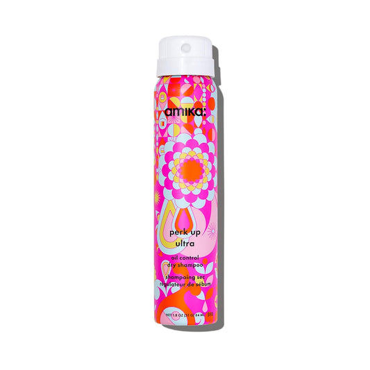 Amika Perk Up Ultra Oil Control Dry Shampoo - Refreshes Hair, Controls Excess Oil, No White Residue, For Oily Hair & All Hair Types, 1.8 fl oz