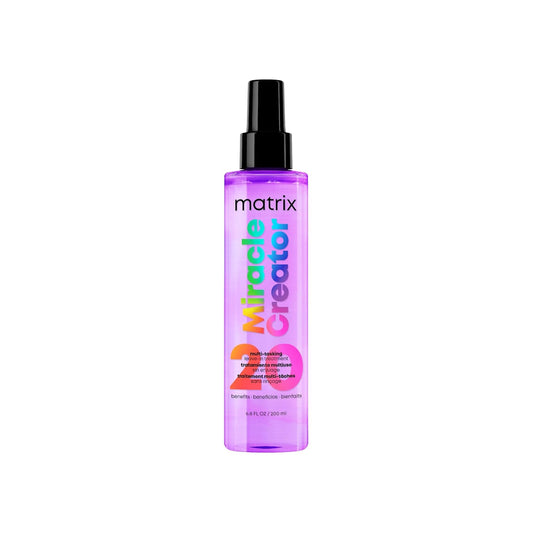 Matrix Miracle Creator Leave-In Conditioner Spray – Heat Protectant, Anti-Frizz, Moisturizing & Detangling for Damaged Hair, Sulfate-Free, 6.8 oz