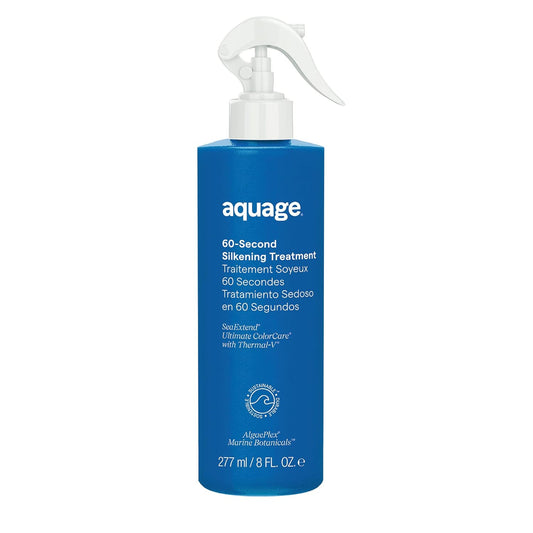 AQUAGE SeaExtend 60 Second Silkening Treatment, Moisture Replenishing & Hair Silkening, Restores Natural Softness, 8 fl oz