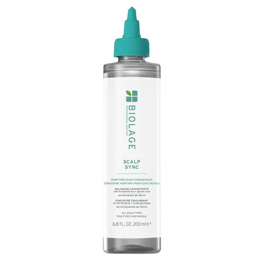 Biolage Scalp Sync Purifying Concentrate – Exfoliating & Clarifying Scalp Treatment with Fermented Tea Blend & Glycolic Acid 6.8 fl oz