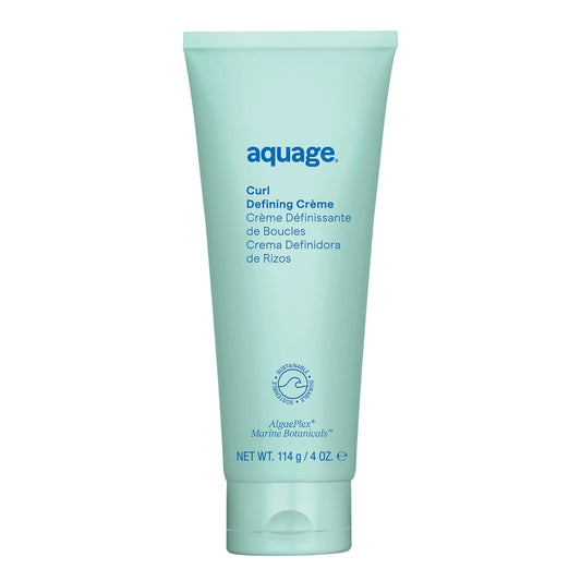 AQUAGE Curl Defining Crème, Medium Hold for Curly Hair, Defines & Moisturizes for Soft, Silky, Frizz-Free Curls, 4 fl oz