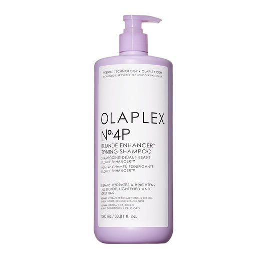 Olaplex No. 4P Blonde Enhancer Purple Toning Shampoo – Repairs, Hydrates & Brightens Blonde & Grey Hair 33.8fl oz