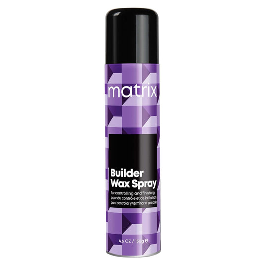 Matrix Styling Builder Wax Spray - Texture Wax Hairspray, Adds Texture & Body, Medium Control, Satin Matte Finish, For All Hair Types, Vegan, 4.6 fl oz