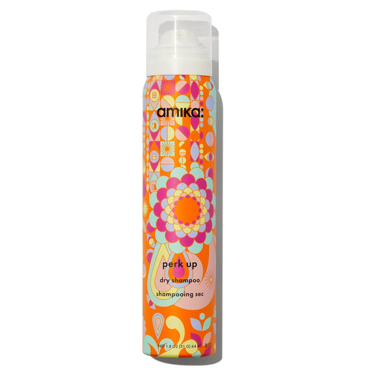 Amika Perk Up Talc-Free Dry Shampoo - Oil Absorbing, Refreshes Hair, No White Residue, For All Hair Types, 1.8 fl oz
