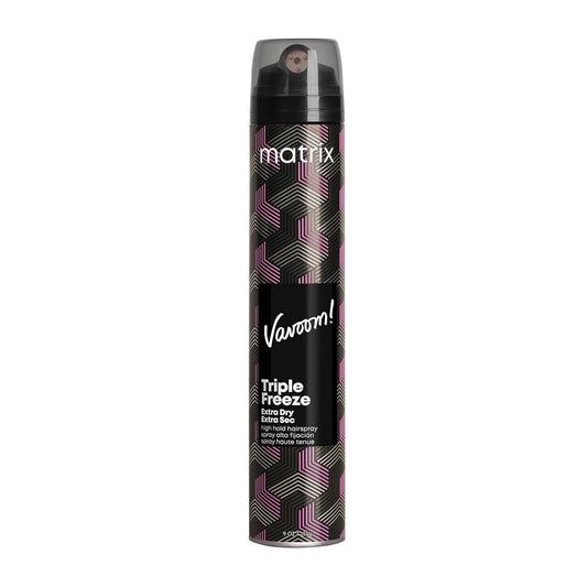 Matrix Vavoom Fast-Drying Triple Freeze Extra Dry Hairspray - Adds Volume and Lift, 24 Hour Hold, Humidity Resistant 9 fl oz