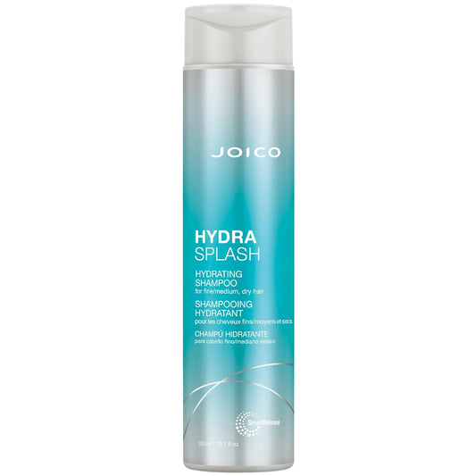 Joico HydraSplash Hydrating Shampoo For Fine Medium Dry Hair Replenishes Moisture, Adds Hydration & Softness With Sea Kelp & Coconut Water 10.1 fl oz