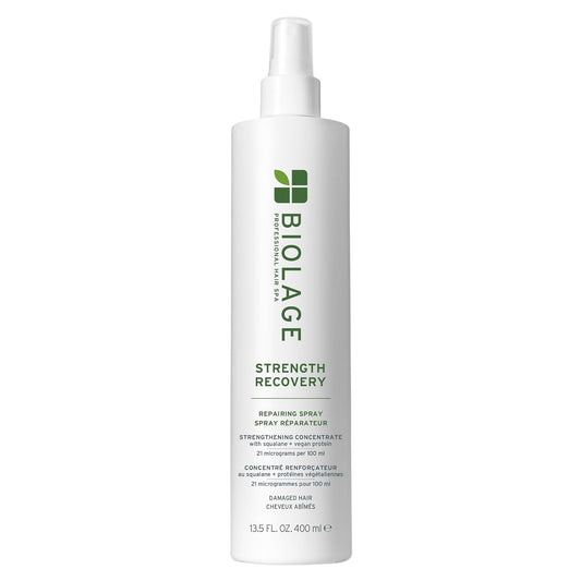 Biolage Strength Recovery Repairing Spray – Strengthens & Protects Damaged, Color-Treated Hair with Olive Squalane & Vegan Proteins 13.5 fl oz