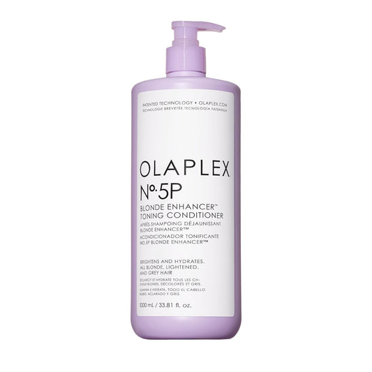 Olaplex No. 5P Blonde Enhancer Toning Conditioner Strengthens, Hydrates & Brightens Blonde & Grey Hair – 33.8 fl oz