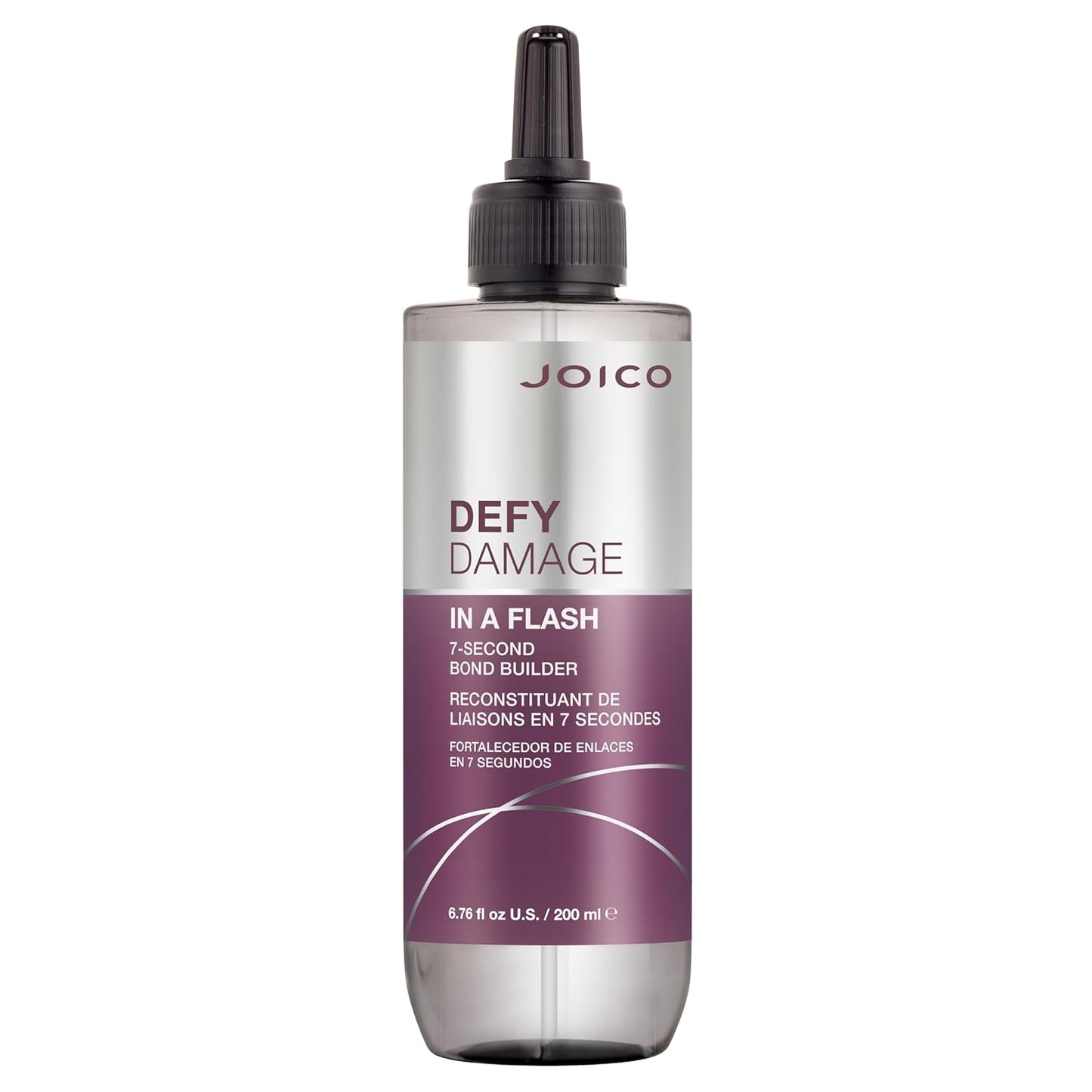 Joico Defy Damage In A Flash 7-Second Bond Building Hair Treatment Liquid Keratin Quick Bond Strengthening & Protection Color-Safe Liquid-to-Crème Formula 7.1 fl oz