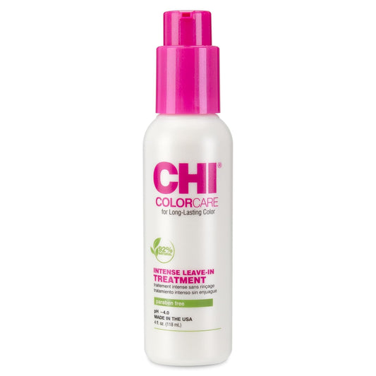 CHI ColorCare Intense Leave-In Treatment, Revives & Nourishes Dull Hair, Multi-Benefit Formula, Sulfate, Paraben & Cruelty-Free, 4 fl oz