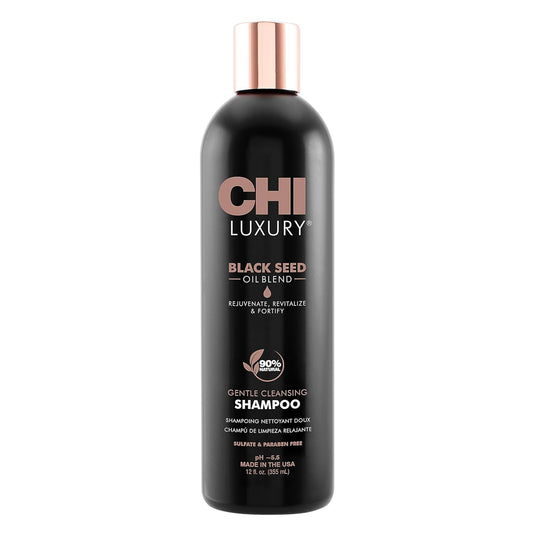CHI Luxury Black Seed Oil Gentle Cleansing Shampoo Adds Volume & Strengthens Hair 12 fl oz