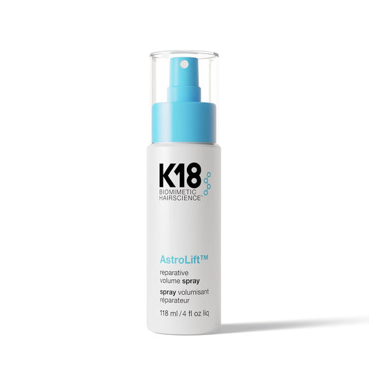 K18 AstroLift™ Reparative Volume Spray - 2-Day Hair Thickening & Hold for Thin, Fine, Fragile Hair, Non-Sticky, Non-Crunchy, Humidity-Resistant Volumizing Spray, 4 fl oz