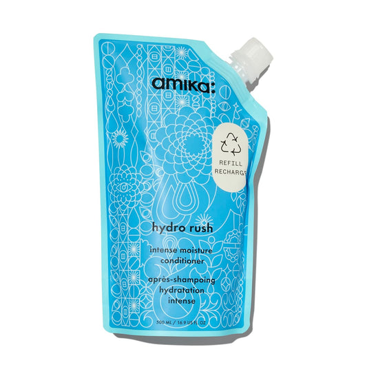 Amika hydro rush intense moisture conditioner with hyaluronic acid 16.9 fl oz