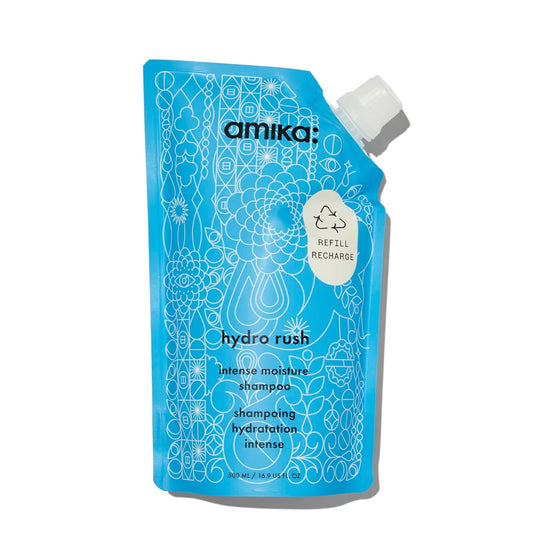 Amika hydro rush intense moisture shampoo with hyaluronic acid 16.9 fl oz