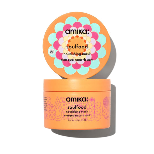 Amika Soulfood Nourishing Mask - Deep Conditioning, Hydrates & Repairs, For All Hair Types, 8 fl oz