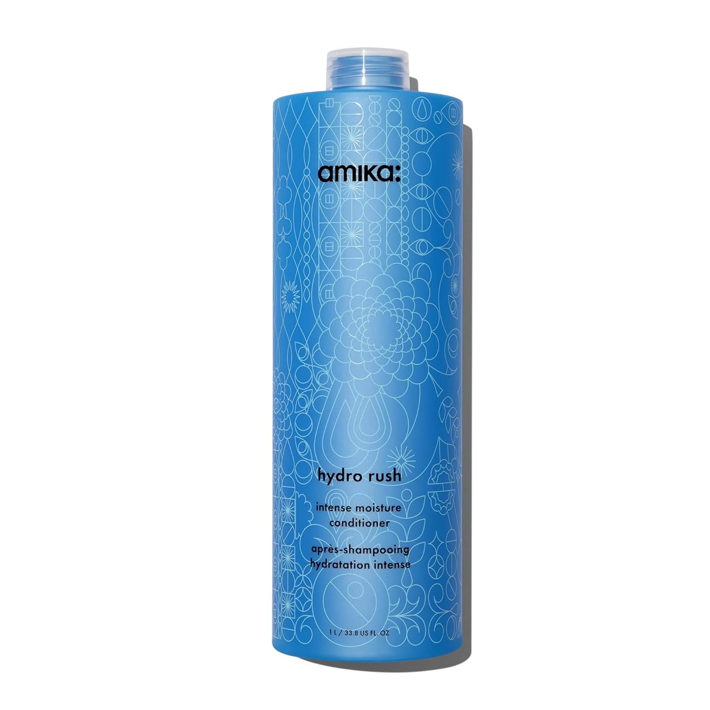 Amika hydro rush intense moisture conditioner with hyaluronic acid 33.8 fl oz