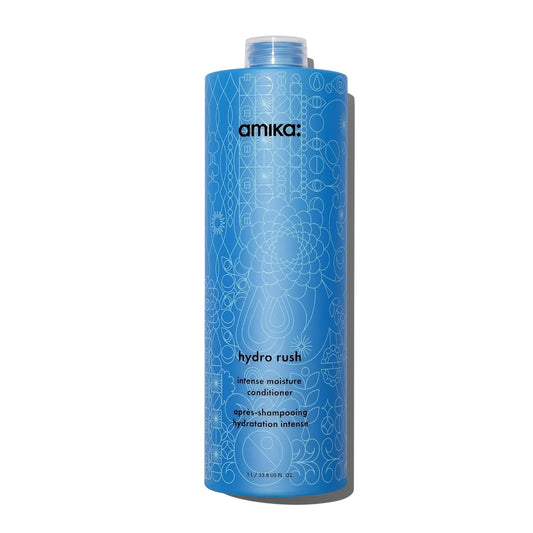 Amika hydro rush intense moisture conditioner with hyaluronic acid 33.8 fl oz