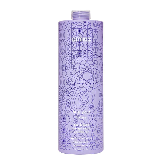 Amika Bust Your Brass Cool Blonde Strength Repair Conditioner – 33.8 oz