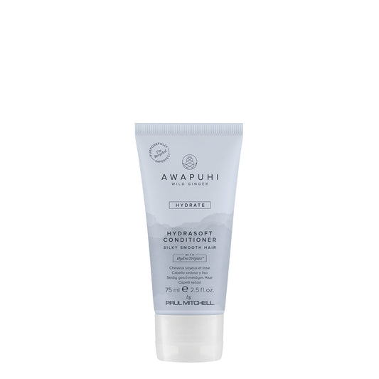 Awapuhi Wild Ginger HydraSoft Conditioner Lightweight Moisturizing Conditioner for Dry and Damaged Hair 2.5 fl oz