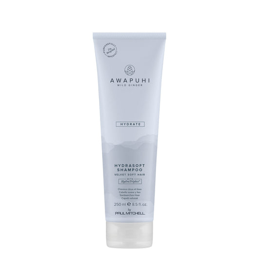 Awapuhi Wild Ginger HydraSoft Shampoo Lightweight Moisturizing Cleanser for Dry and Damaged Hair 8.5 fl oz