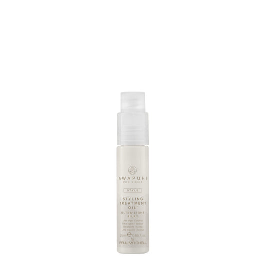 Awapuhi Wild Ginger Styling Treatment Oil Lightweight Smoothing and Shine Enhancing Oil 0.85 fl oz