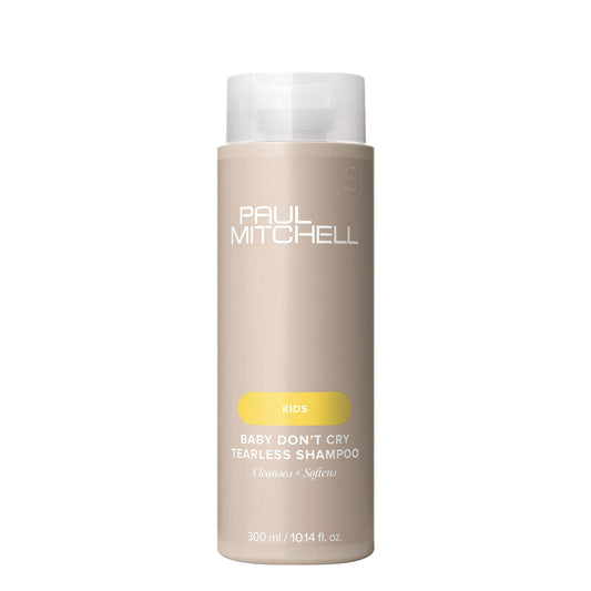 Paul Mitchell Baby Don’t Cry Tearless Shampoo Cleanses and Softens Hair for Children of All Ages 10.14 fl oz