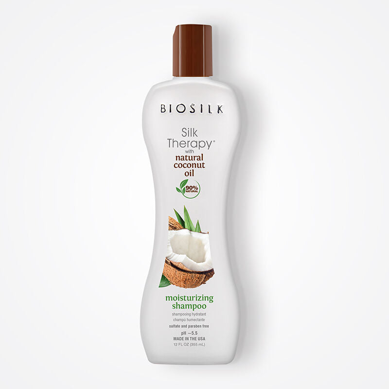 CHI Silk Therapy With Natural Coconut Oil Moisturizing Shampoo 12 fl oz