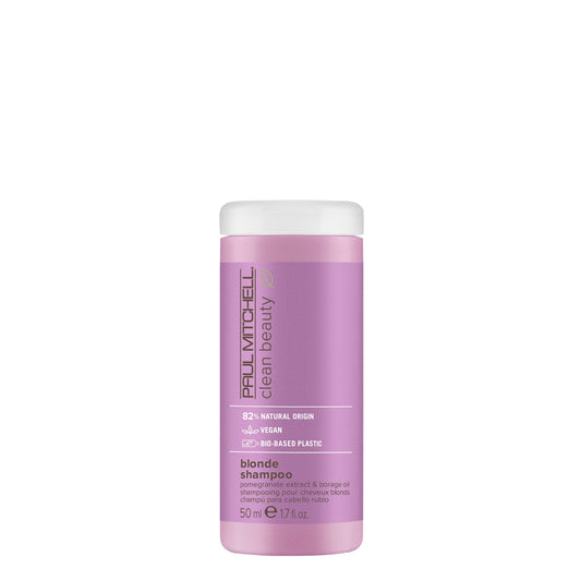 ポールミッチェル クリーンビューティー ブロンドシャンプー ブロンドとハイライトヘアを明るく整えます 1.7 fl oz