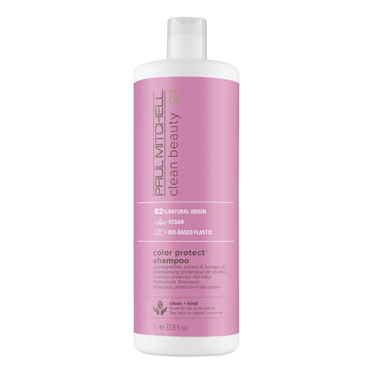 Paul Mitchell Clean Beauty Color Protect Shampoo For Color-Treated Hair and Vibrancy Protection 33.8 fl oz