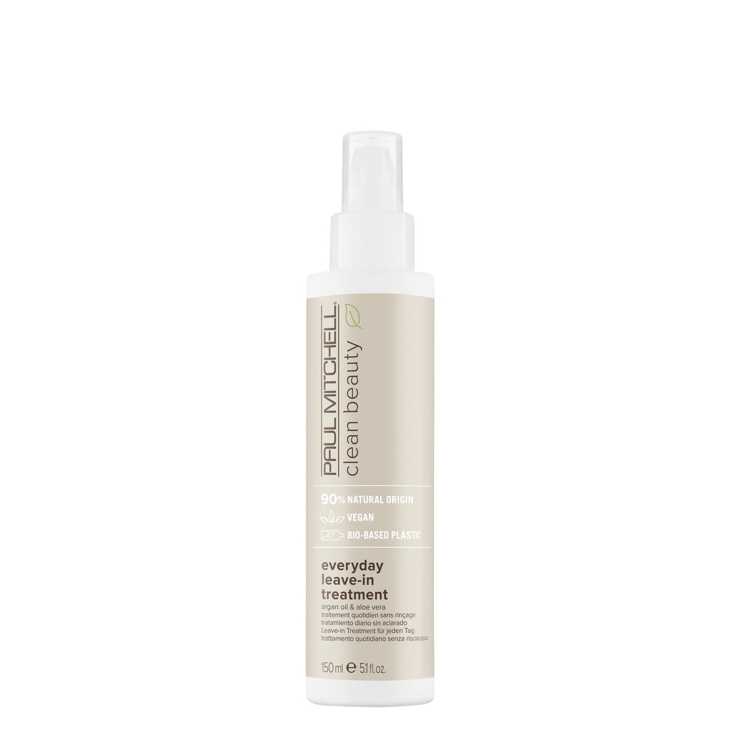 Paul Mitchell Clean Beauty Everyday Leave-In Treatment Lightweight Hydration and Detangling for All Hair Types 5.1 fl oz