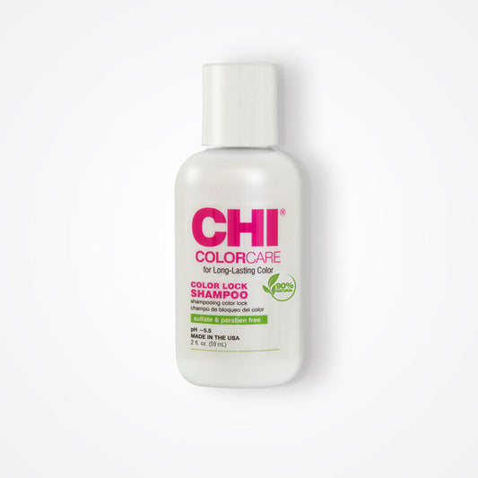 CHI ColorCare Color Lock Shampoo, Locks In Color & Replenishes Moisture for Color-Treated Hair, Sulfate, Paraben & Cruelty-Free, 2 fl oz