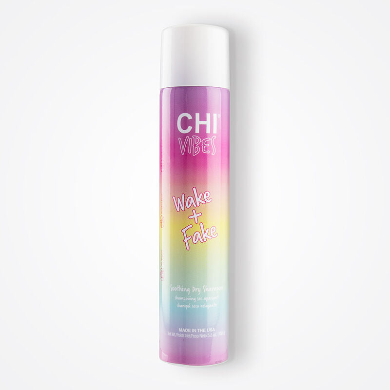CHI Vibes "Wake and Fake" Soothing Dry Shampoo, Refreshes Hair & Absorbs Oil, 5 fl oz