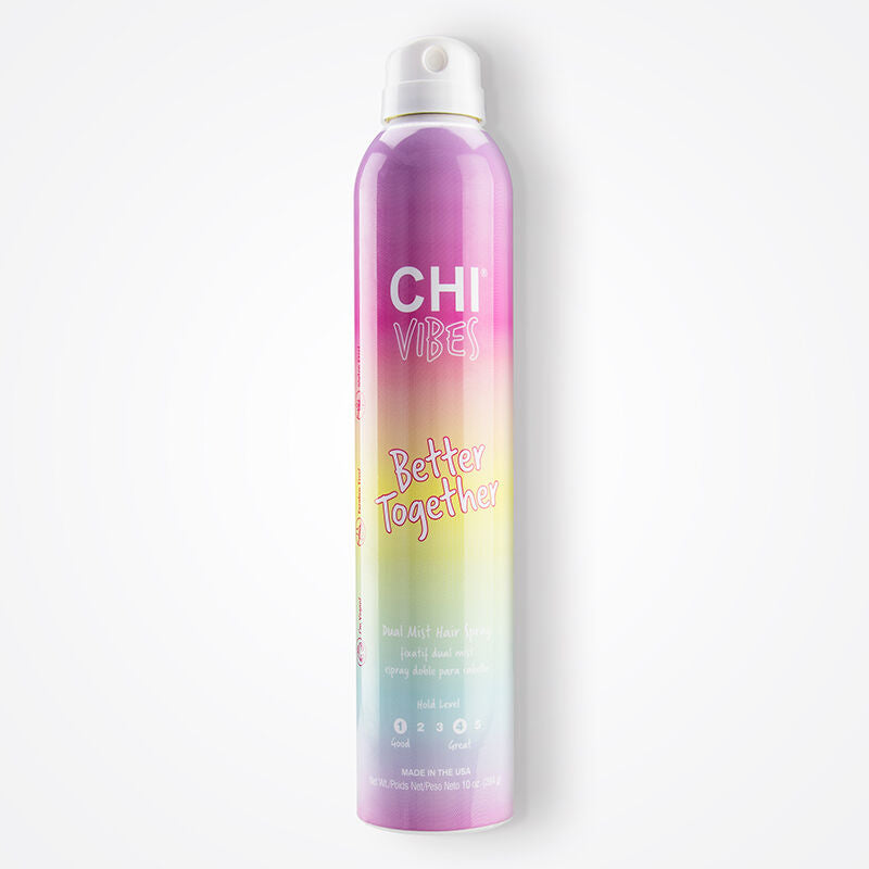CHI Vibes "Better Together" Dual Mist Hair Spray, Flexible to Firm Hold Setting Spray, 10 fl oz