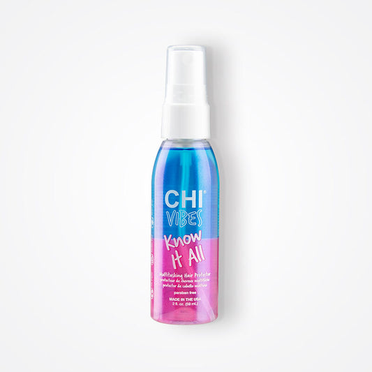 CHI Vibes "Know It All" Multitasking Hair Protector, Leave-In Treatment with Heat Protection, 2 fl oz