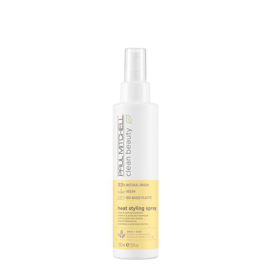 Paul Mitchell Clean Beauty Heat Styling Spray Protects Hair from Heat Damage and Adds Shine 5.1 fl oz