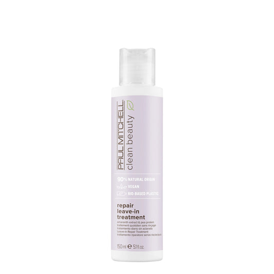 Paul Mitchell Clean Beauty Repair Leave-In Treatment Strengthens and Restores Damaged Hair 5.1 fl oz