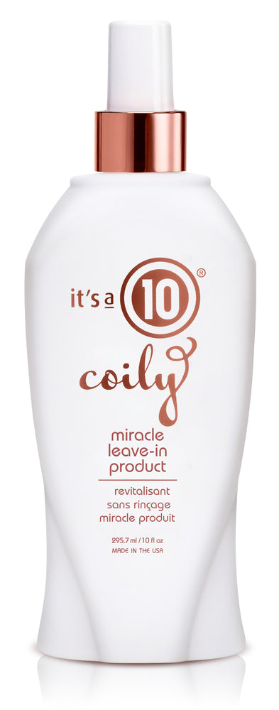 It’s a 10 Haircare Miracle Coily Leave in Product 10 fl oz