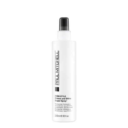 Paul Mitchell Freeze and Shine Super Hairspray Maximum Hold Shiny Finish for Coarse Hair 8.5 fl oz
