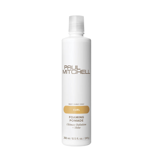 Paul Mitchell Foaming Pommade Anti Frizz Light Hold for Wavy Curly and Coarse Hair 8.5 fl oz