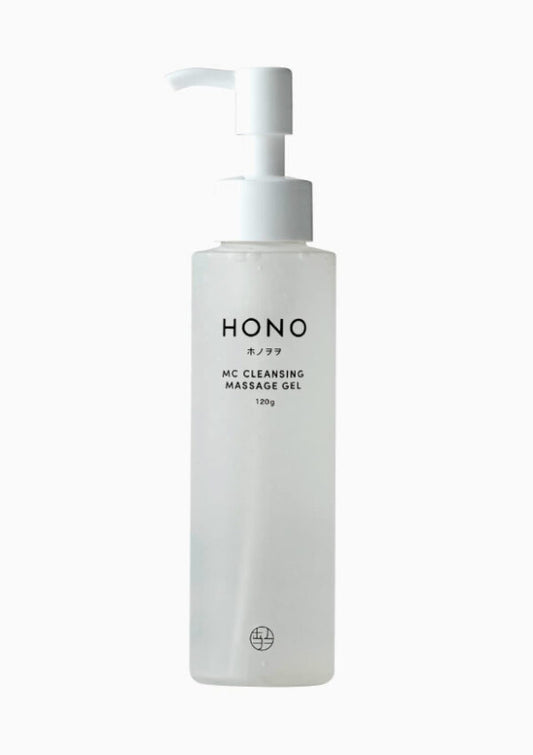 HONO MC Cleansing Massage Gel for Pores, Blackheads, Dead Skin, and Makeup Remover 120g, Made in Japan