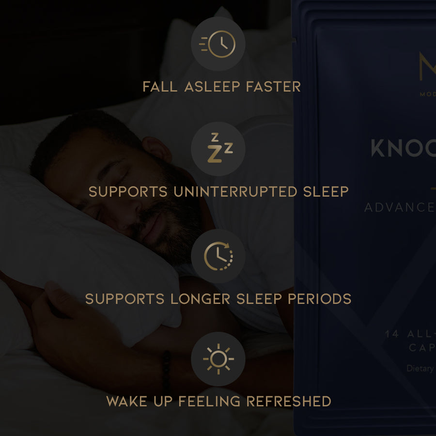 モダンマンのKNOCK OUT、市販の睡眠補助剤と筋肉回復サプリメント